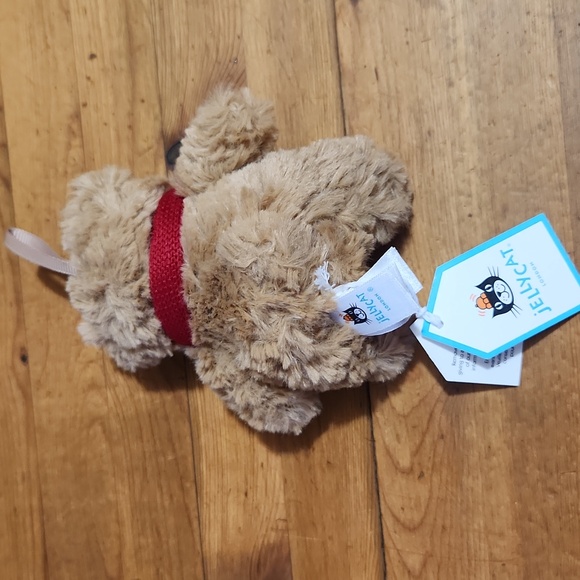 Jellycat Bartholomew π» Bear Decoration 4x4.5" Soft & Plush NWT - Picture 6 of 7